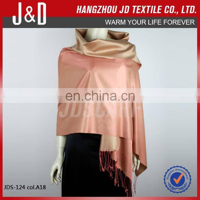 Hangzhou 100% silk scarf pashmina silk scarf in stock