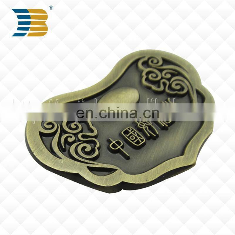 High quality bronze carved custom metal charm pendant