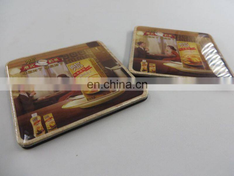 Personalized EVA foam glossy lamination coaster cup pad wholesales
