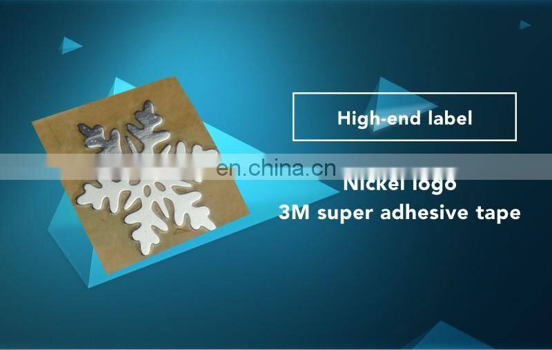 Embossed Customized Metal 3d Raised Sticker