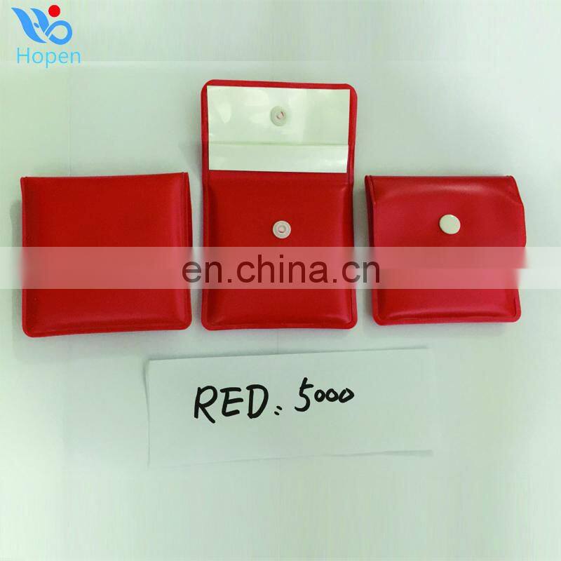 8*8CM Light the convenient portable aluminium eva pocket ashtray