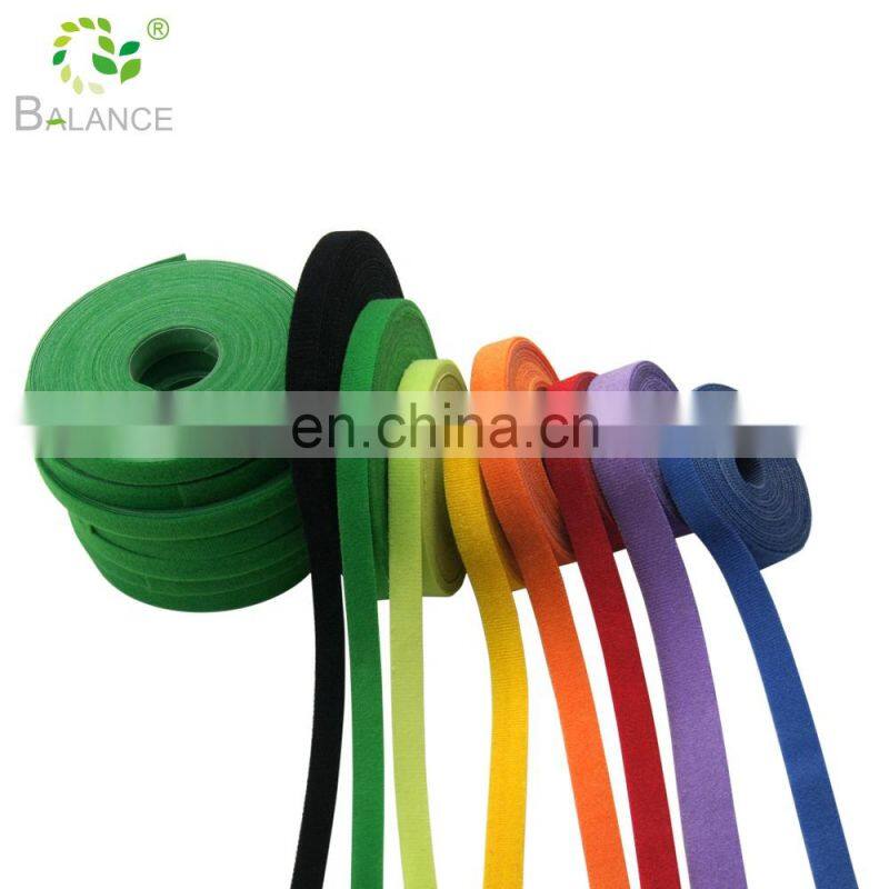 Double sided hook and loop straps garden namagement plant ties