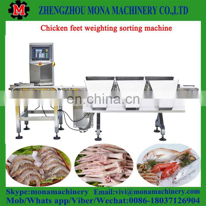 Useful seafood sorting grading machine with lowest price