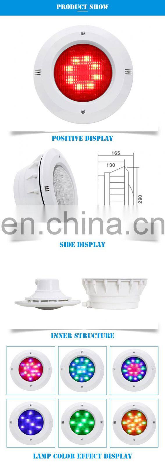 Competitive Price Swimming Pool 7.5W IP68 Underwater Halogen Light