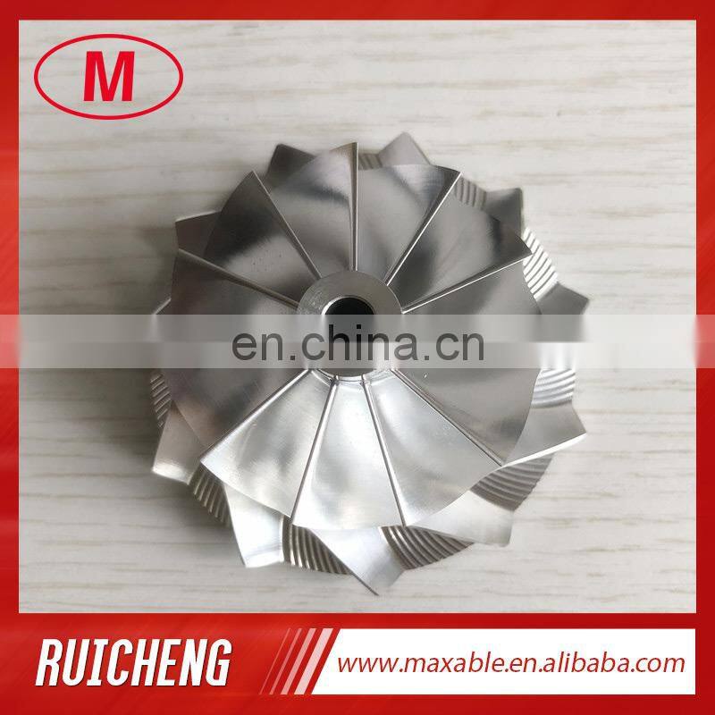 GT28 47.10/63.40mm 11+0 blades 55812/3712-0001bore:5.99mm turbo billet/milling compressor wheel for 816365-0001/446179-0093
