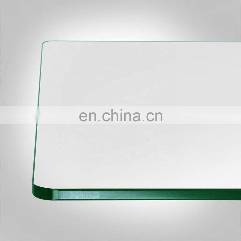 6mm 8mm 10mm 12mm Tempered Glass Table Tops For Dining Table Coffee Tea Table
