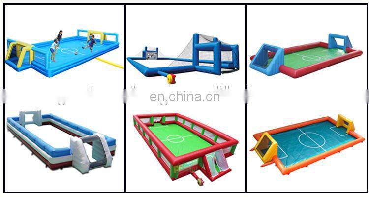 Portable Shooting Targets Inflatable Soap Water Polo Field Inflatable Indoor Rugby Soccer Football Field for Sale