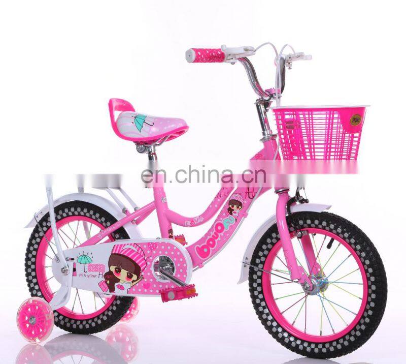 16 inch new model cheap price fashion girl bike bicycle for 6 years old children