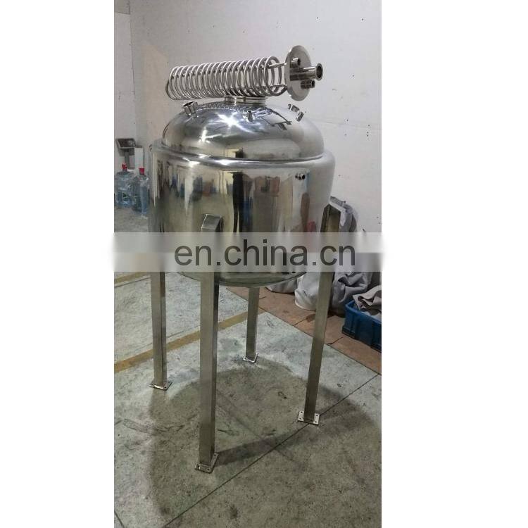 Customized stainless steel reaction vessel pressurized jacketed extraction tank used for herb extraction in hemp farm