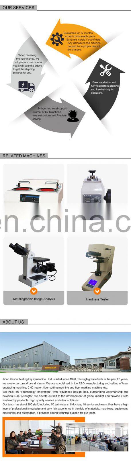 SQ-80 Manual Metallographic Specimen Cutting Machine for Sample Preparation from China