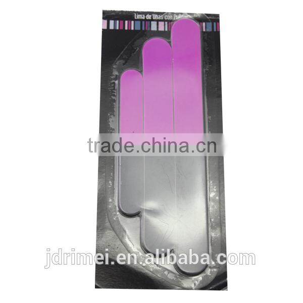 Set for nail files/sand paper nail file/coforful nail file wholesale