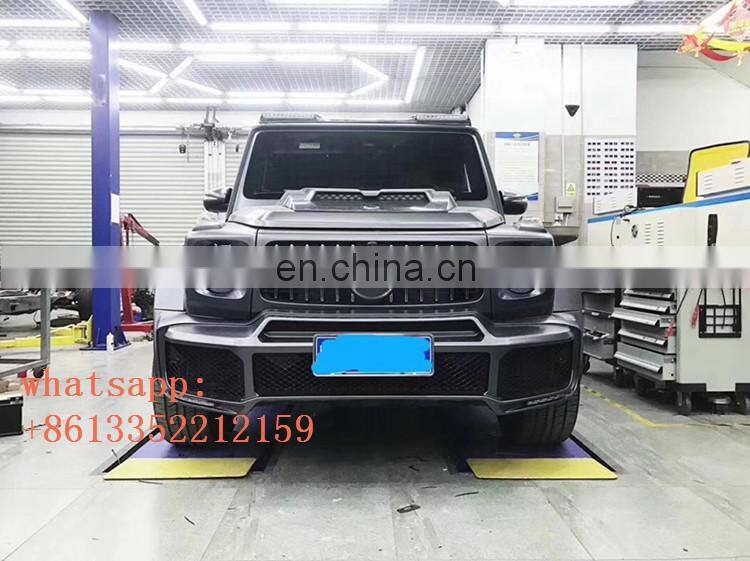 2019y new G class W464 G63 G500 G350 front bumper fender lights rear bumper body kit for cars w464 W463A G63 b style car kit set