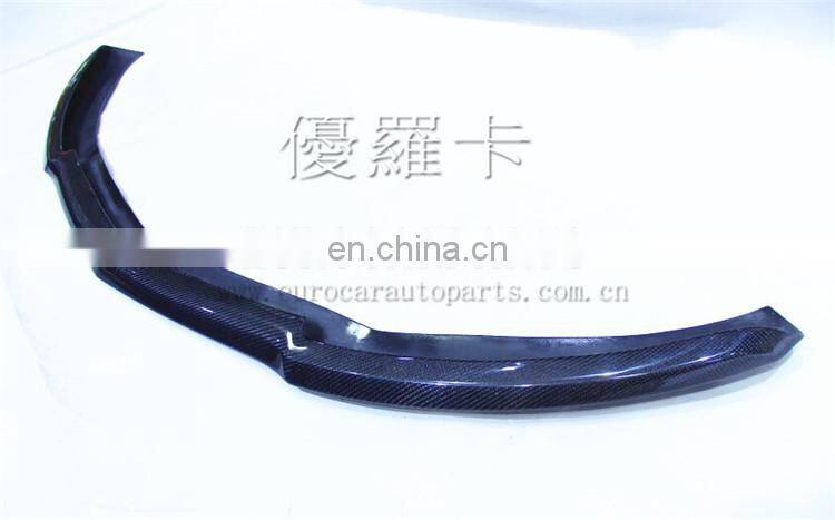 A CLASS W176 R style carbon finber front skirt fit for A250 A260 to A45 carbon front spoiler with big and small lip
