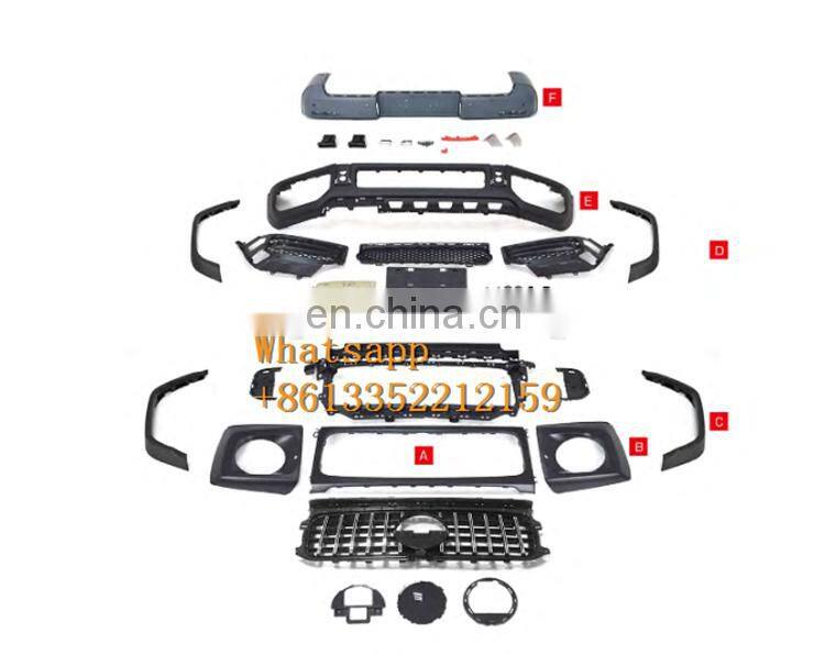 2020y G wagon W464 G63 G500 G350 front bumper fender lights rear bumper new G body kit for cars W463A G63 B900 W464 autoparts
