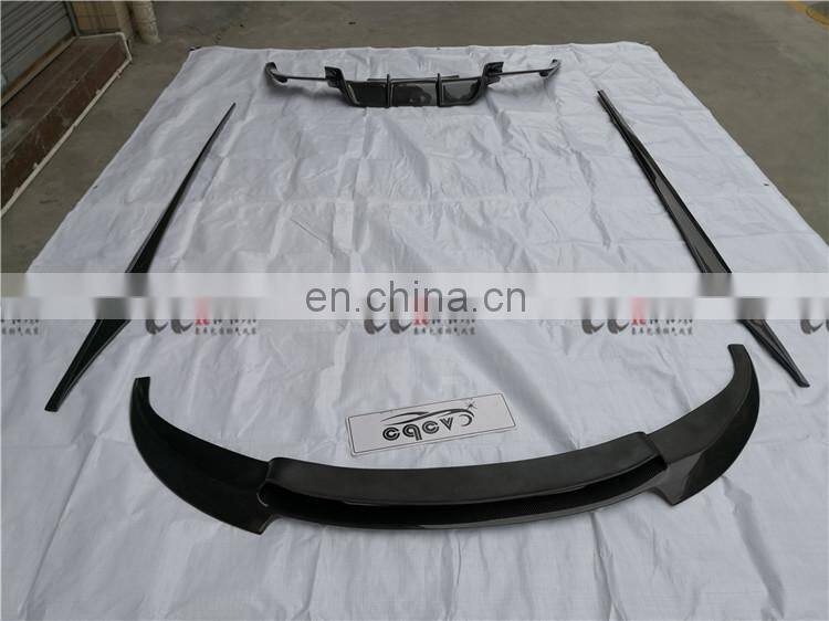 Super pefect CQCV style carbon fiber body kit for BMW M6 carbon fiber front lip rear lip side skirts and wing spoiler
