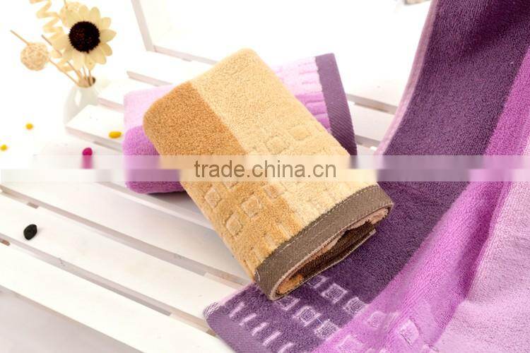Factory direct sale cotton stain jacquard thick face towel