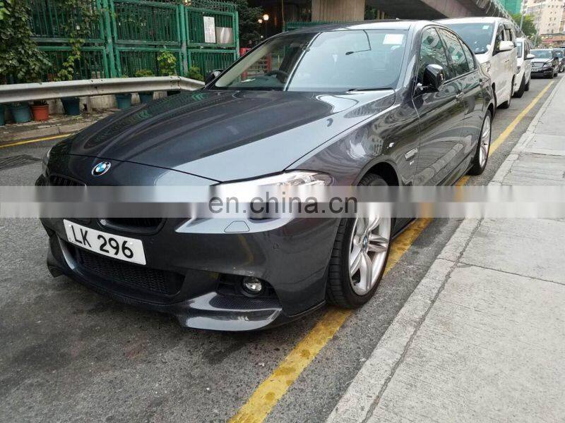 Modify Luxury 5Series F10 Carbon Fiber Car Front Lip for BMW 528i 530i 535i M Sport Sedan 12-15