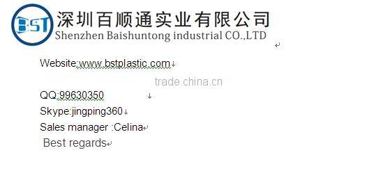 Extruded transparent plastic pipe