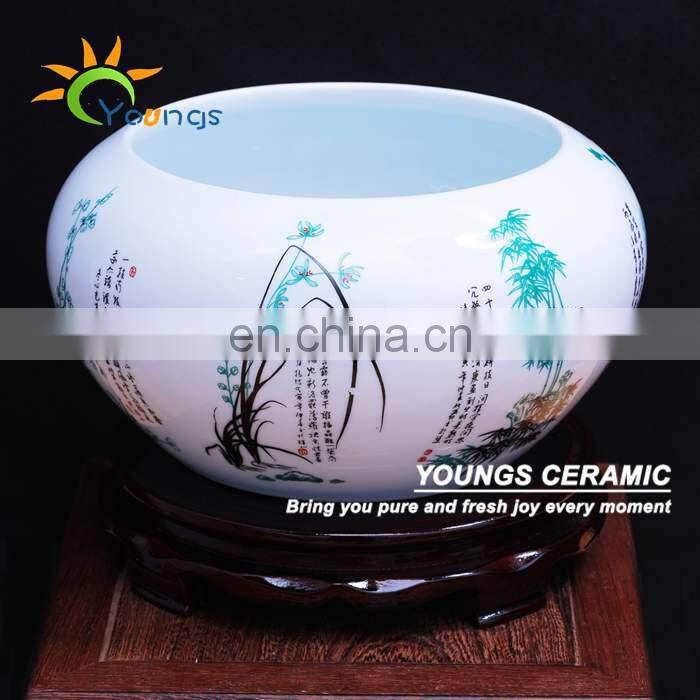 Various Beautiful Chinese Ceramic Small Fish Jars Pots