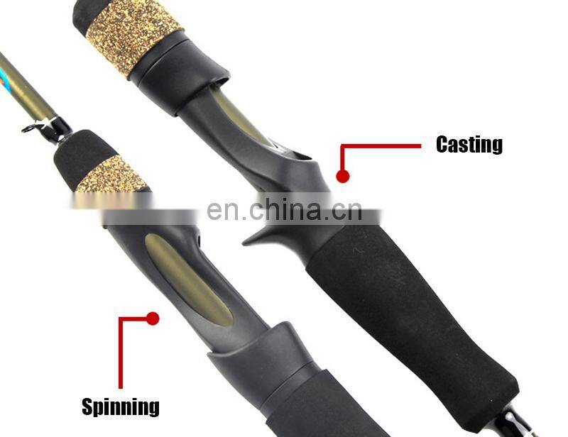 4 Sections Spinning Fishing Poles 1.8/1.98/2.1m Actions 5-22g Lure Weight carbon carp fishing rod