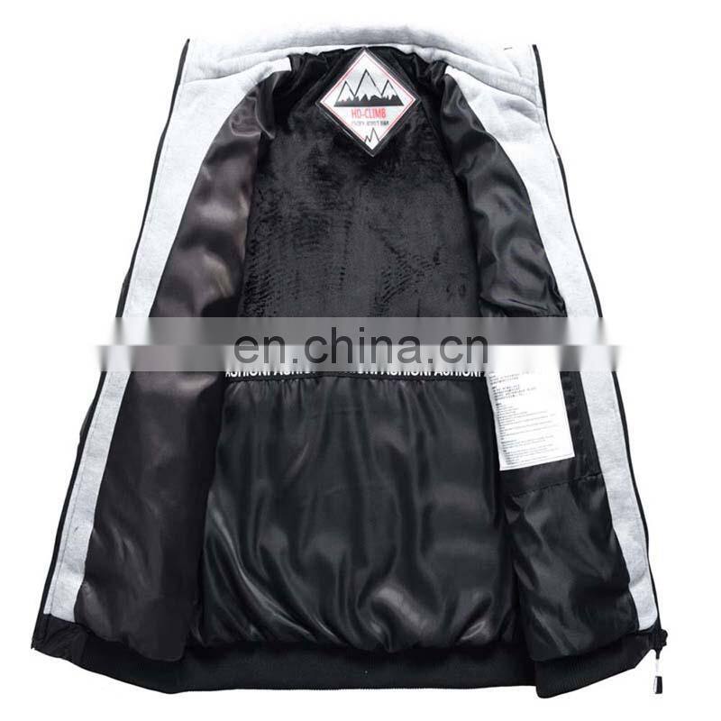 Wholesale custom large size fashion trend men's long-sleeved down warm hooded smart heating adjustable temperature jacket