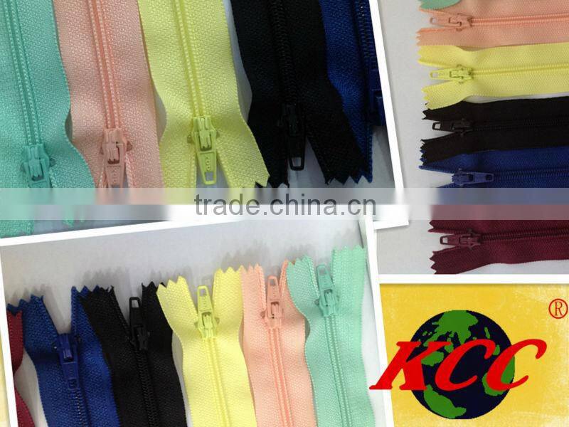 5 inch 3# dyeable tape nylon zipper KCC zipper