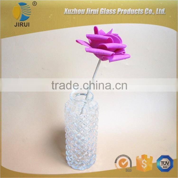 150ml round diamond diffuser glass bottle