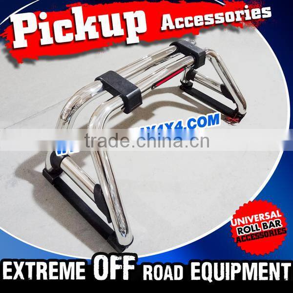 Black Powder Coated Steel Tow Bar For 2015 Toyota Hilux Revo