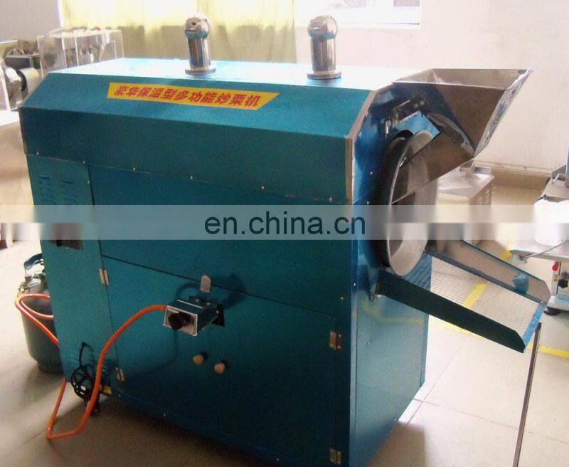 Automatic stainless steel nut roasting machine auto roasted nuts rotary roaster line machines equipment cheap price for sale
