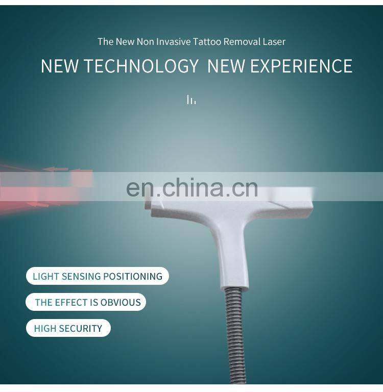 Single Handle Non-invasive Tattoo Removal Laser Machine Q Switch Nd Yag Laser Eyebrow Washing Instrument Pigment Spot Removal