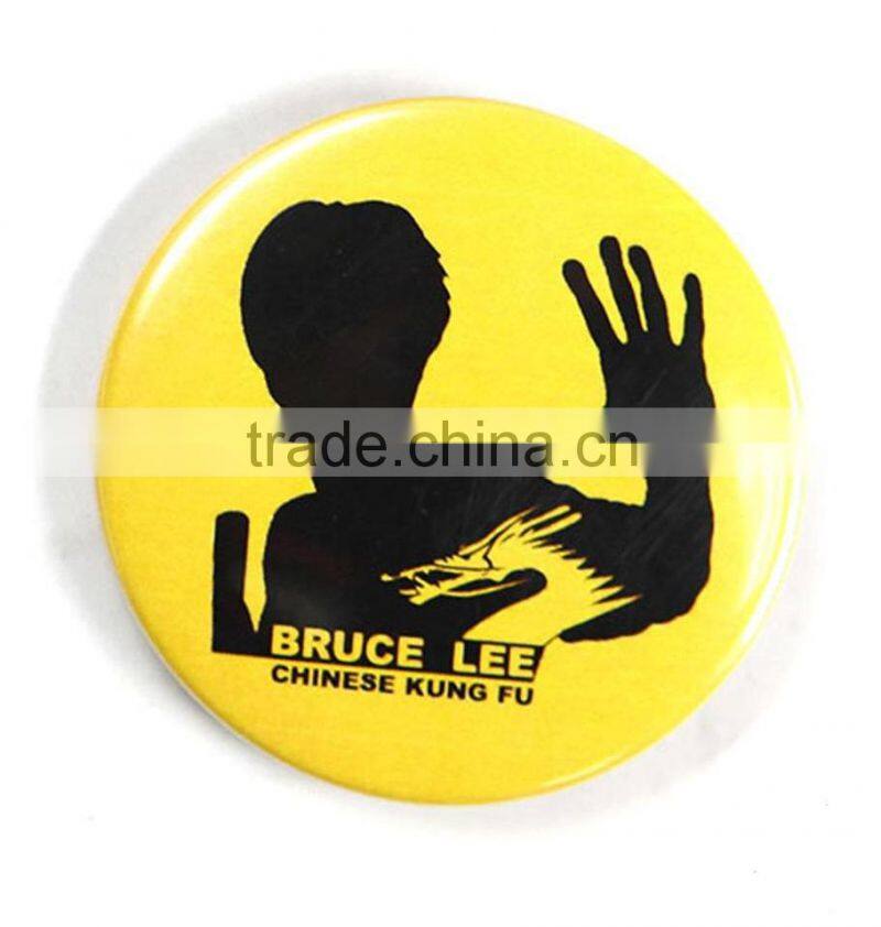 Die Cut Custom pin badge / metal badge / custom button badge pin