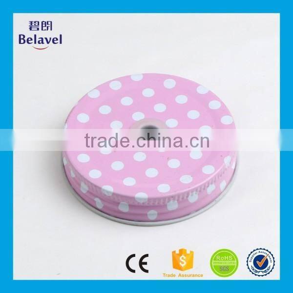 OEM mason jar lid canning jar tin cap custom metal screw top lid