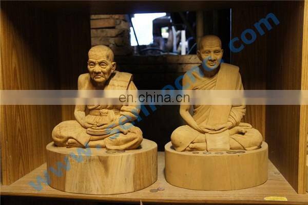 Table Moving Type 5 axis cnc router for wood foam stone mould sculpture statue