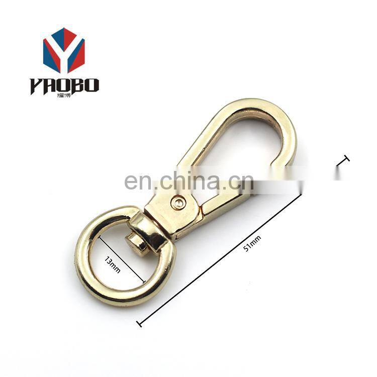 Concise Design Solid Brass Trigger Eye Bolt Hook Swivel Buckles Snap Key Hooks