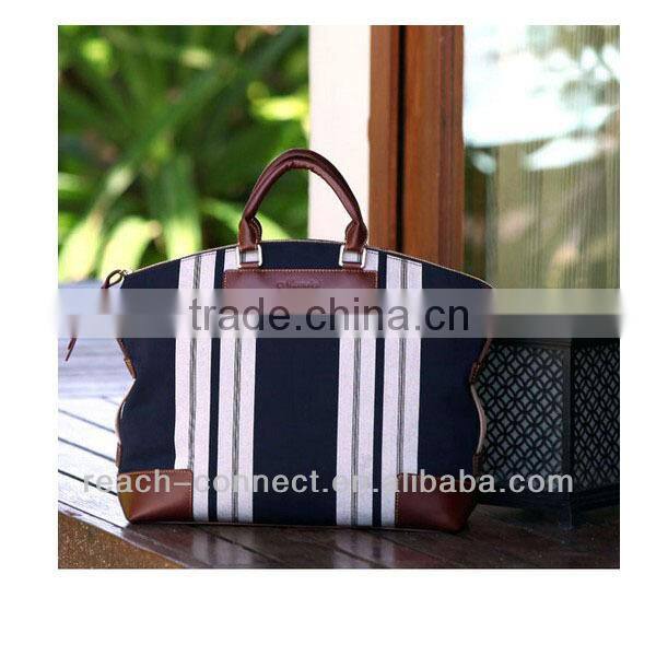 Vintage fashional pvc bag with high quality fashional non woven shopping bag