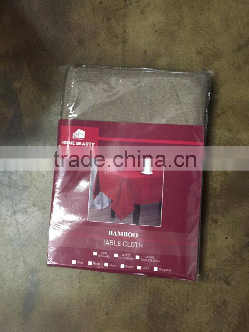 Solid Cheap Bamboo Table Cloth