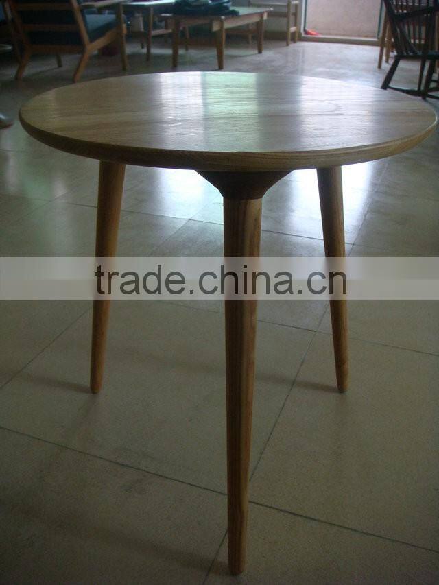 Hot sale Ash wood chinese style three legs side table