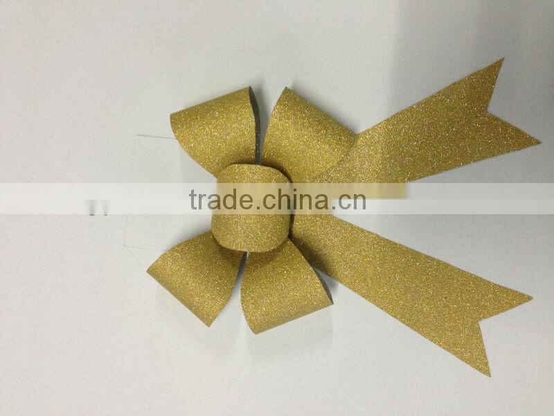 Beautiful White Printed& Embossed PP Butterfly Pull Bow/Curly Ribbon Butterfly bow/Star Ribbon Bow/Fancy Ribbon bow