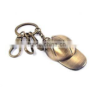 Promotional Couple Gift Creative Design Metal Cap Keychains for boy