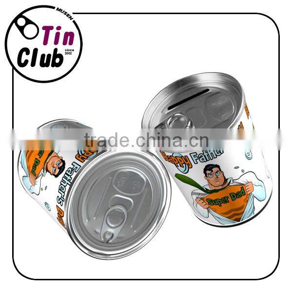customized metal coin bank for promotion