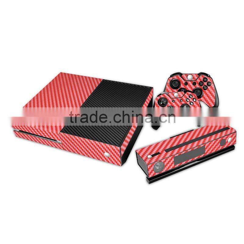 High Quality PVC Vinyl Decal For Xbox One Console Sticker With 2 Controller Decal