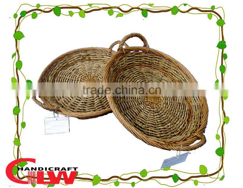 sea-grass leaf trays,wicker tray wholesale,maple leaf shape tray