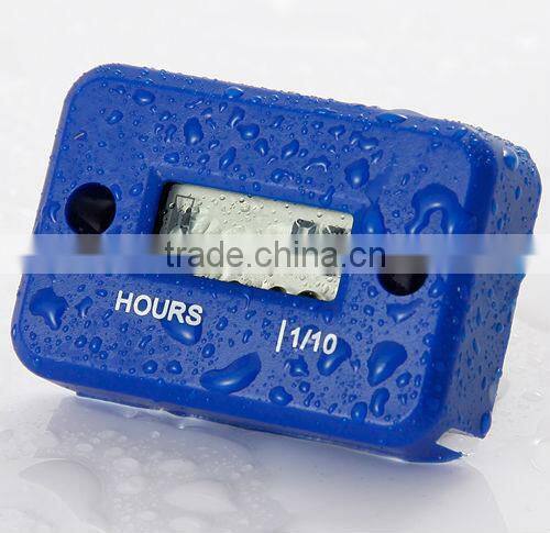 Waterproof Inductive Hour Meter for motocross snowmobile ATV motorcycle MX jet ski motorbike forklift truck marine PIT BIKE