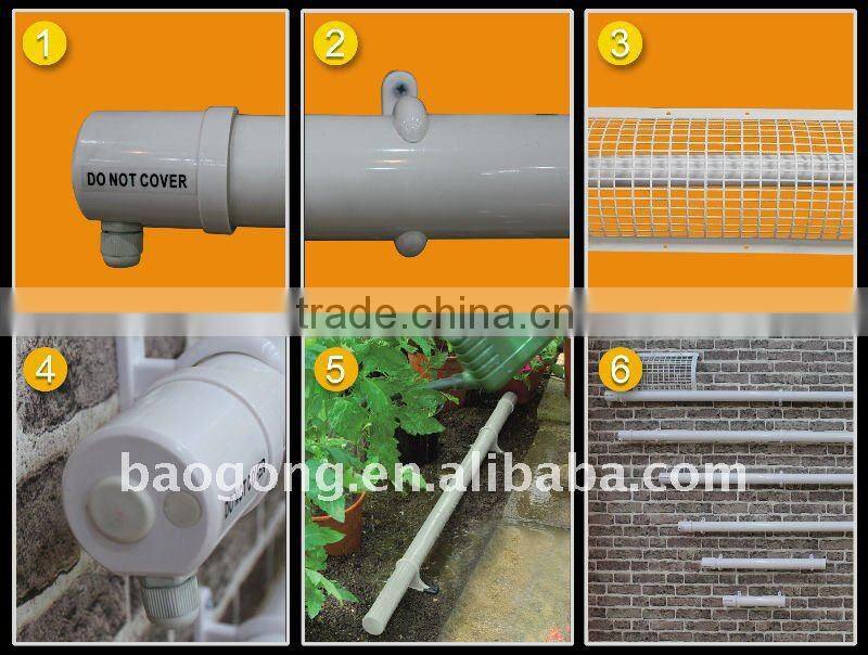 80W with protector cage tube heater