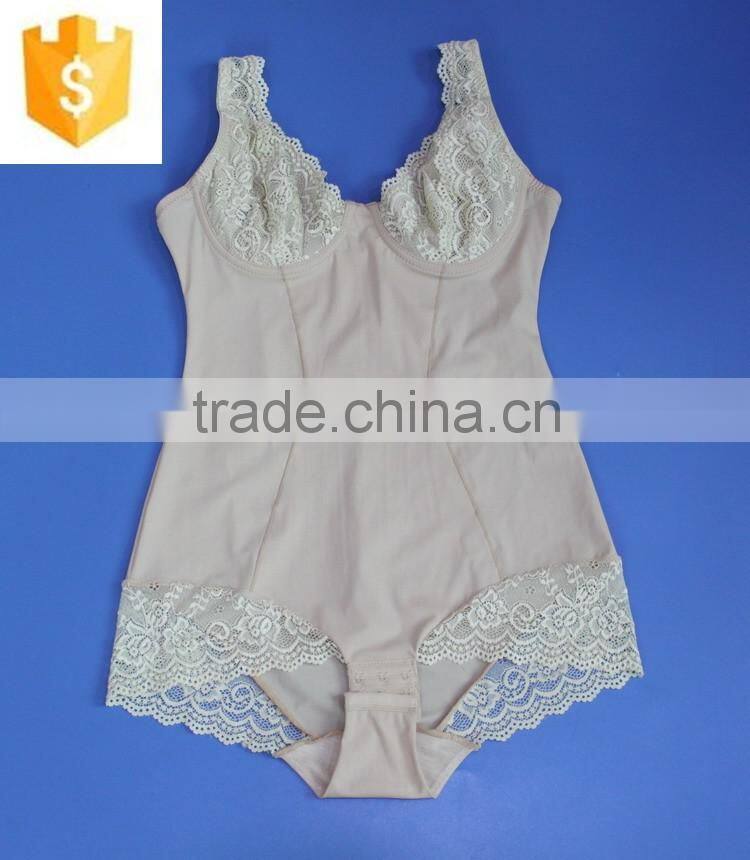 high quanlity body shapewear ,Hot Sell Sexy Lady's Fashion Seamless Lace Body Shapewear