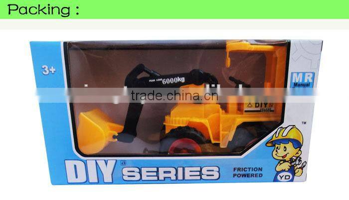 Wholesale friction toy mini kids excavator