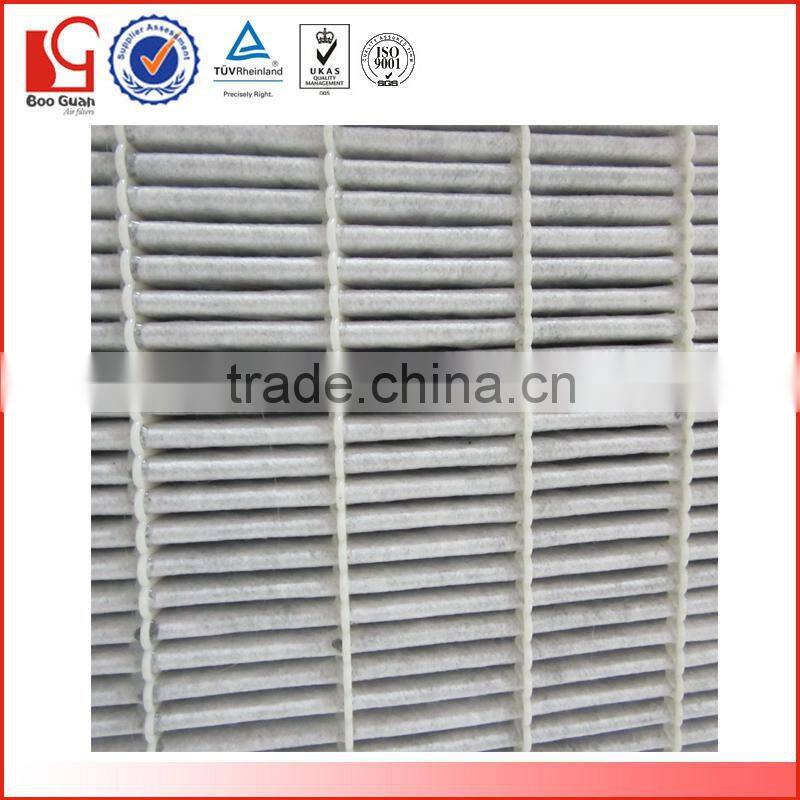 Supply activated carbon air filter