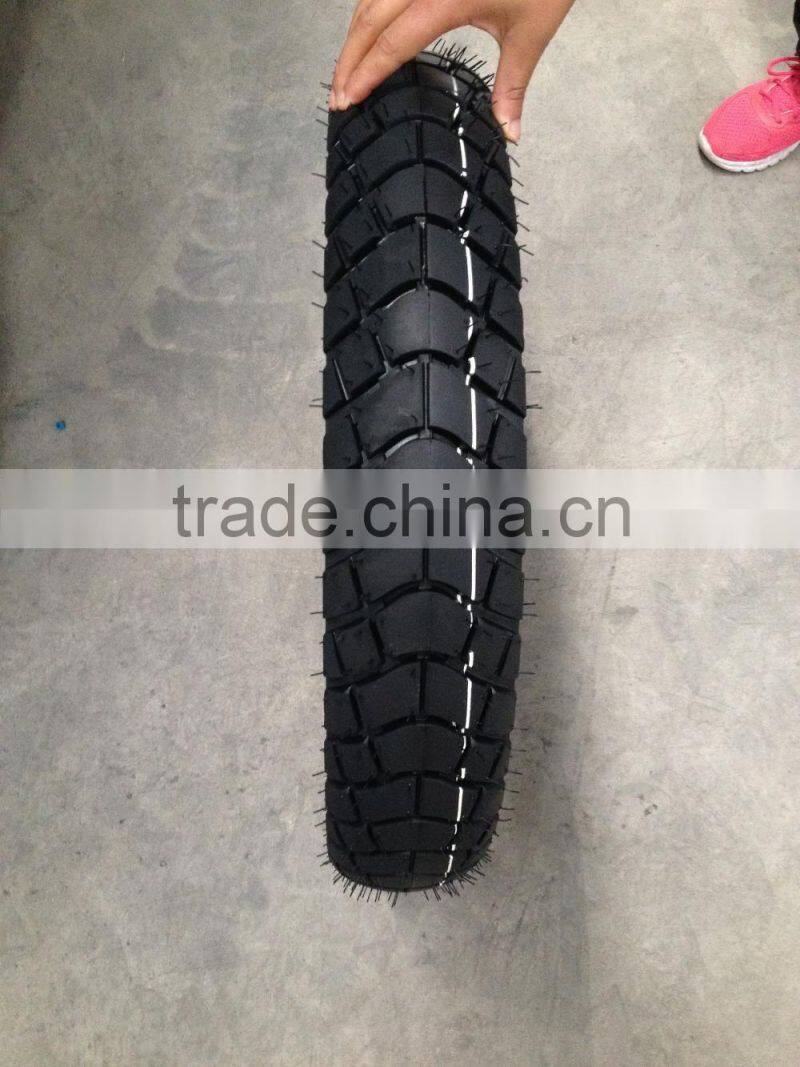 high rubber content motorcycle rubber tyre 100/90-17