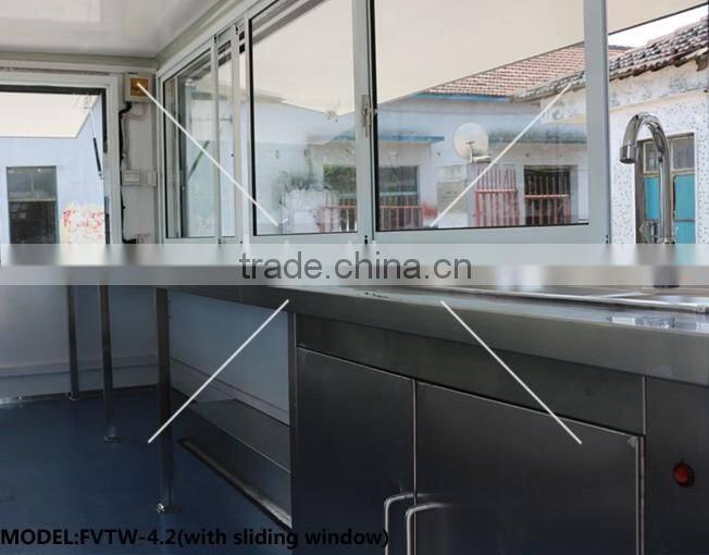 Big wheels mobile kitchen trailer,catering trailer,mobile food trailer design