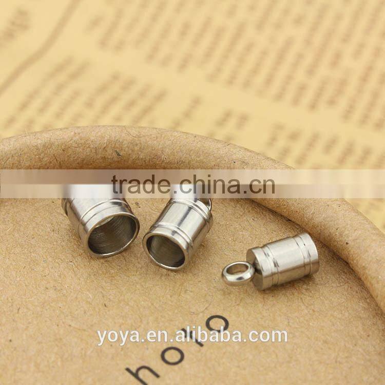 S839 for chain necklace, Stainless steel clasp crimp